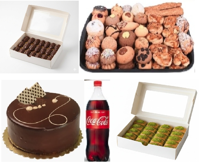 1 kg Fıstıklı Baklava Öne Çıkan 5'li Menü pasta