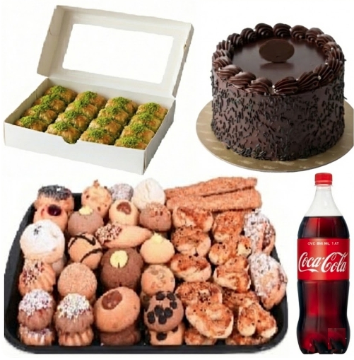 1 kg Kuru Pasta İle Zenginleştirilmiş 2-3 Kişilik Menü pasta