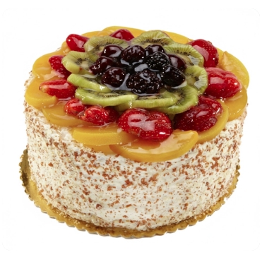 6-9 Kişilik Premium Sunum Tat Karışık Meyveli Pasta pasta