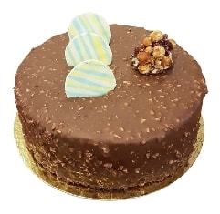 Ev Yapımı Tadında Çikolatalı Yuvarlak Mini Pasta pasta