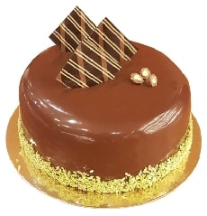 Hızlı Sipariş: 2-3 Kişilik Sade Çikolatalı Yaş Pasta pasta