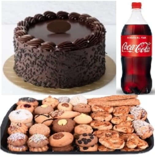 Kare Dikdörtgen Çikolatalı Yaş Pasta 4-6 Kişilik Menü pasta